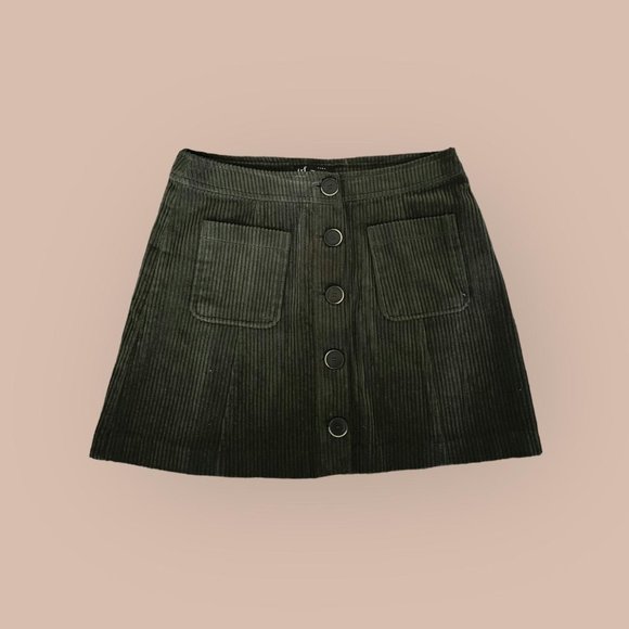 Classic Zara Dark Green Skirt - Picture 1 of 4